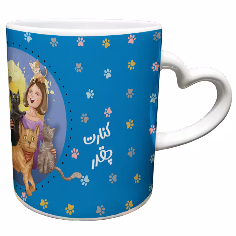 خرید ماگ-لیوان  دسته ساده  عاشقانه کد 102