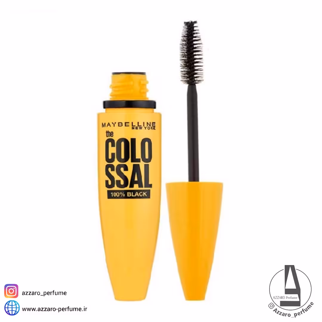 ریمل حجم دهنده میبلین Maybelline مدل colo ssal حجم 10.7 میل