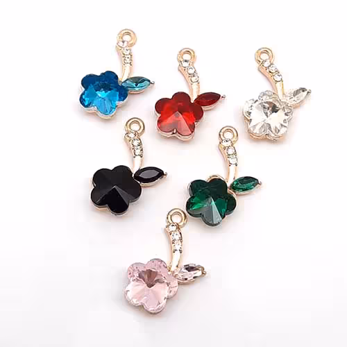 خرجکار گل آویز تک برگ نگیندار