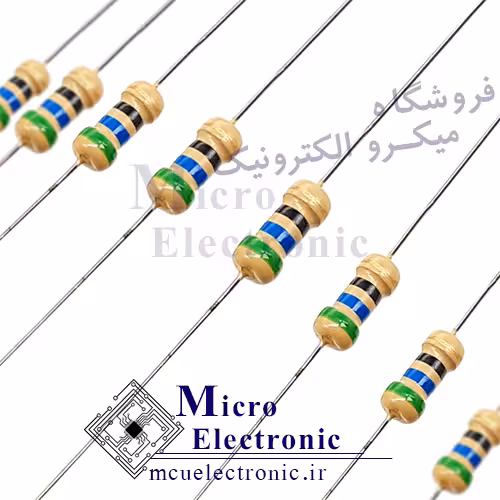 مقاومت 56 اهم 1/4 وات بسته ی 50 عددی