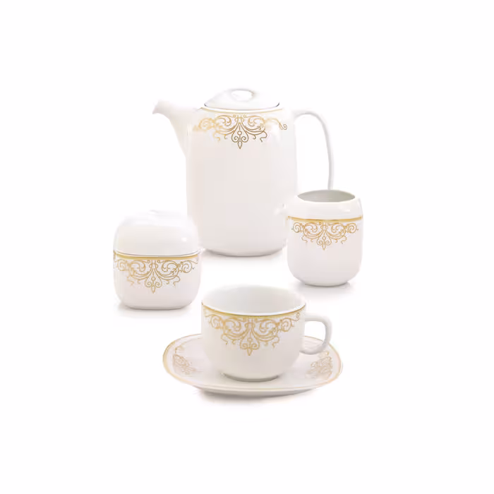 سرویس چینی 17 پارچه چای خوری موناکو