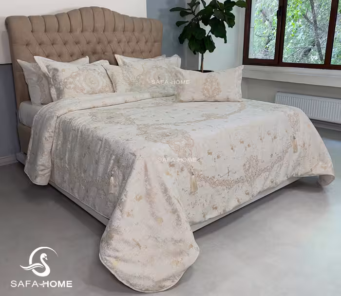 روتختی عروس دونفره 8 تکه طرح آنا بژ