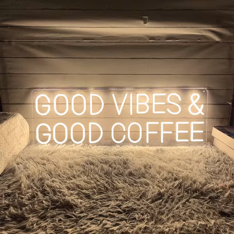 تابلو نئون رستوران و کافه کد CAFE004