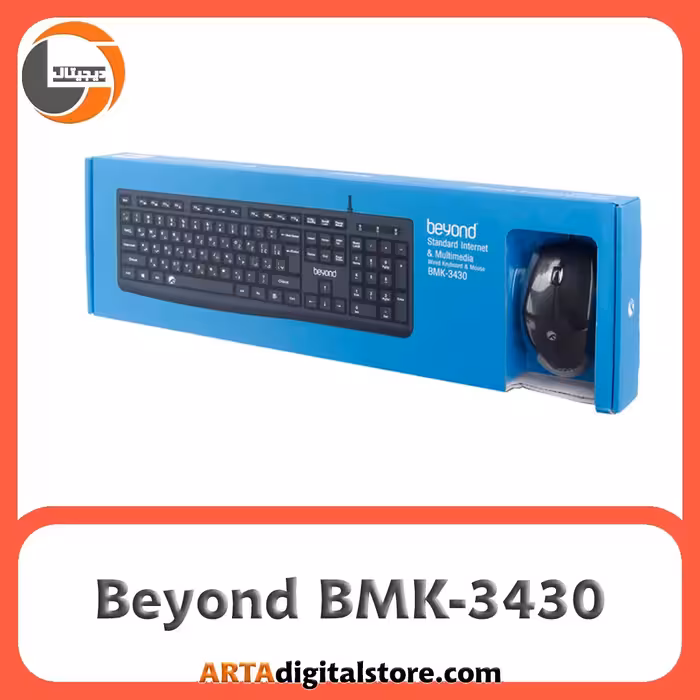 موس و کیبورد بی سیم Beyond BMK-3430 Black