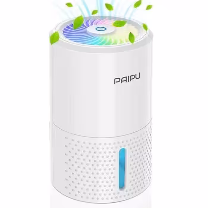 رطوبت گیر 1000 میلی لیتری PAIPU مدل MD303A بی صدا ایده آل برای از بین بردن رطوبت کپک مرطوب از حمام خانه آشپزخانه زیرزمین رشد / اتاق کودک دفتر و موارد دیگر -