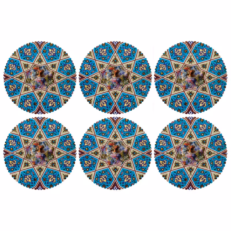 زیربشقابی مدل U2-42409 بسته 6 عددی | کالا مکس