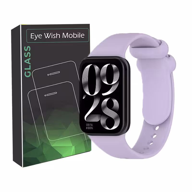 بند آی ویش مدل silic مناسب برای ساعت هوشمند شیائومی mi band 8 pro