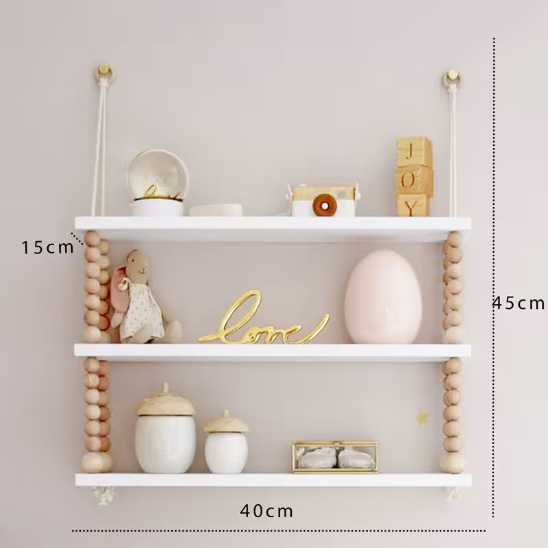 شلف دیواری مدل آویز اتاق کودک W3 | کالا مکس