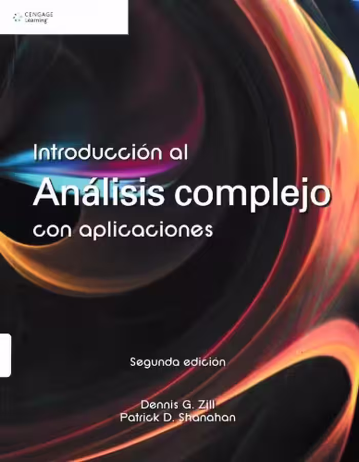 خرید و دانلود نسخه کامل کتاب Introducción al Análisis Complejo con aplicaciones