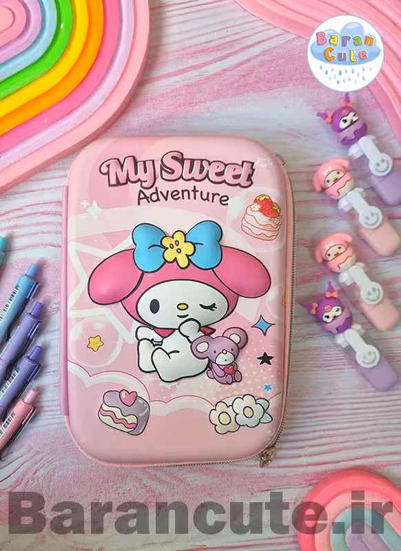 جامدادی کتابی برجسته طرح ملودی