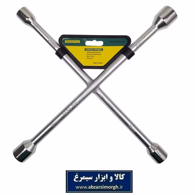 آچار چرخ 4 طرفه خودرو Tech Tul تک تول KAK-005