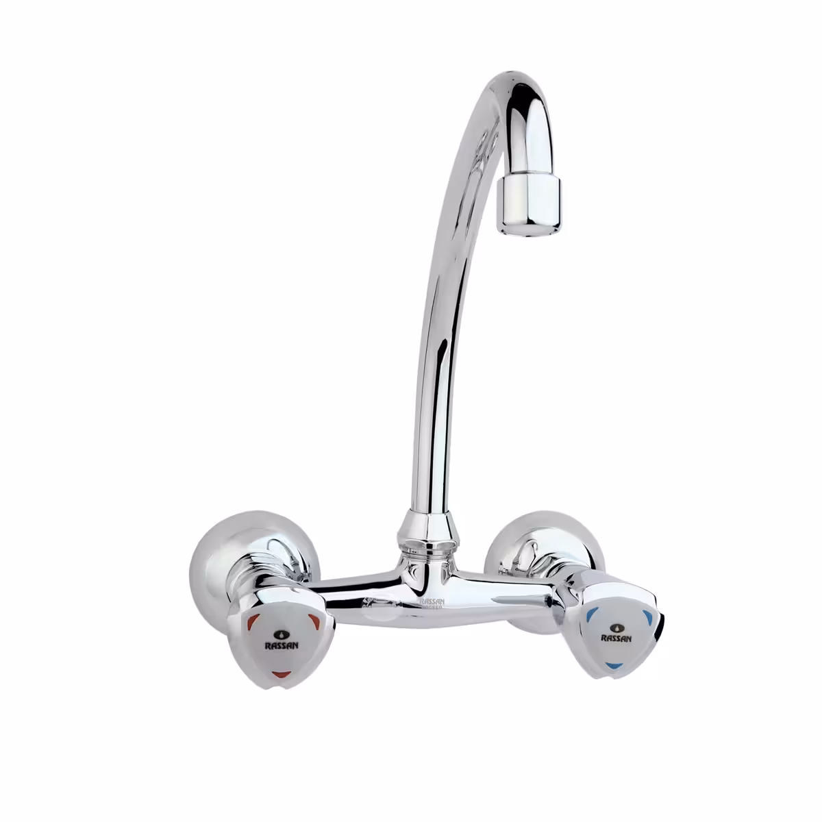 شیر روشویی دیواری راسان مدل نیوکاستا