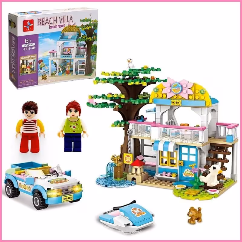 ساختنی (لگو) ویلای ساحلی (Beach Villa) LX A496