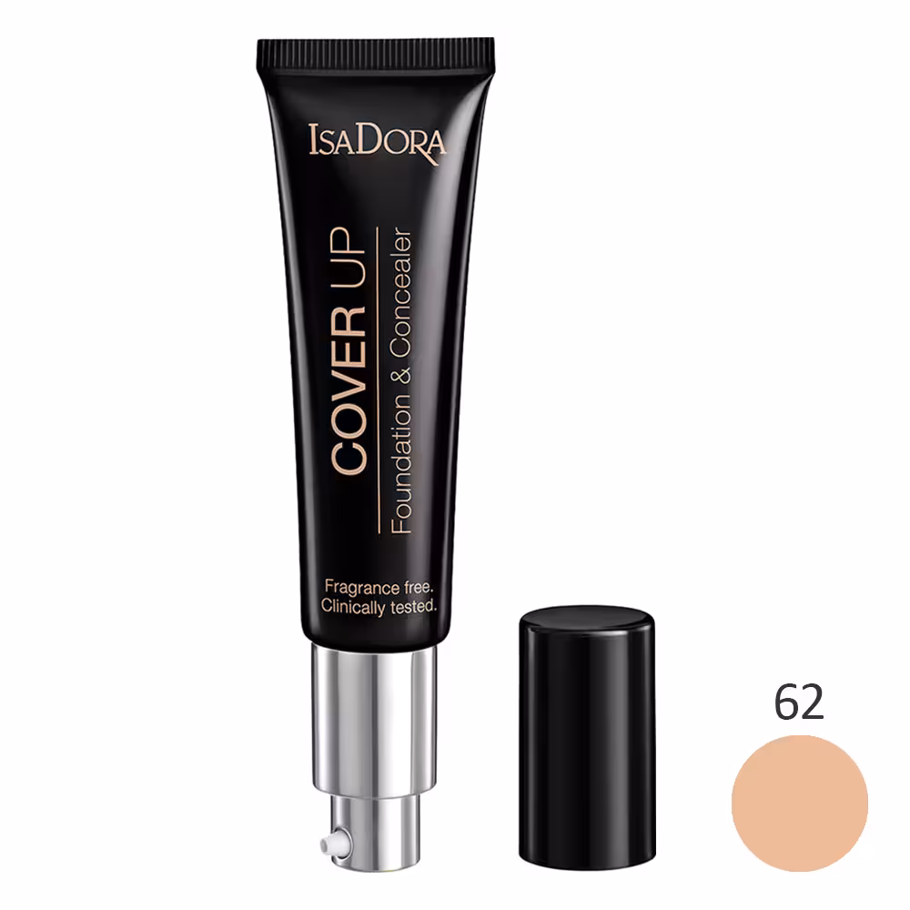 ایزادورا کرم پودر و کانسیلر کاورآپ 62