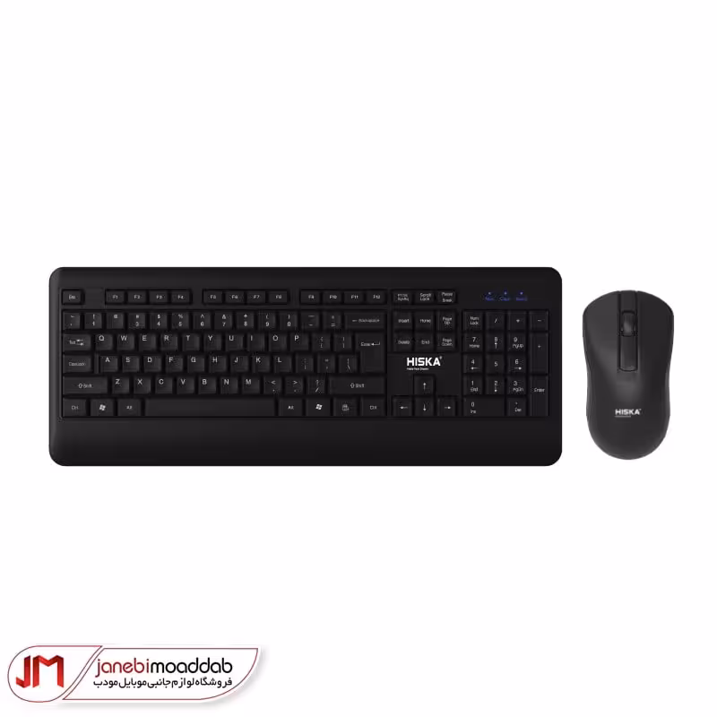 کیبورد و ماوس بیسیم HISKA مدل H-MK15W