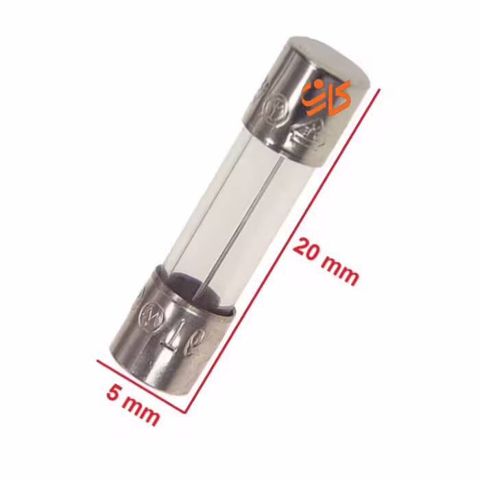 فیوز شیشه ای 20 آمپر-20 میلیمتر [F20A]