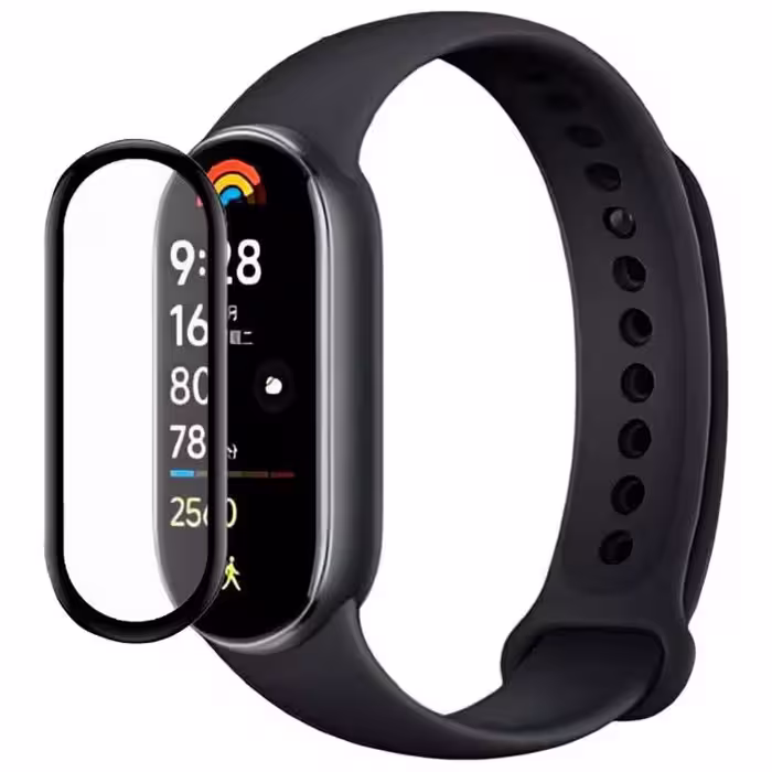 محافظ صفحه نمایش مدل شیشه ای مناسب برای ساعت هوشمند شیائومی Mi Band 9