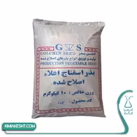 بذر سبزی اسفناج اصلاح شده بسته 1 کیلویی