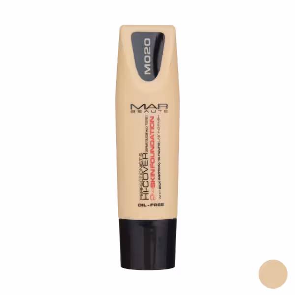 کرم پودر مپ بوته شماره M020 حجم 30 میلی لیتر  Map Beaute M020 Skin Foundation 30ml
