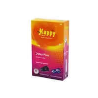 کاندوم هپی دوازده عددی مدل تاخیری-delay plus- کدco1182