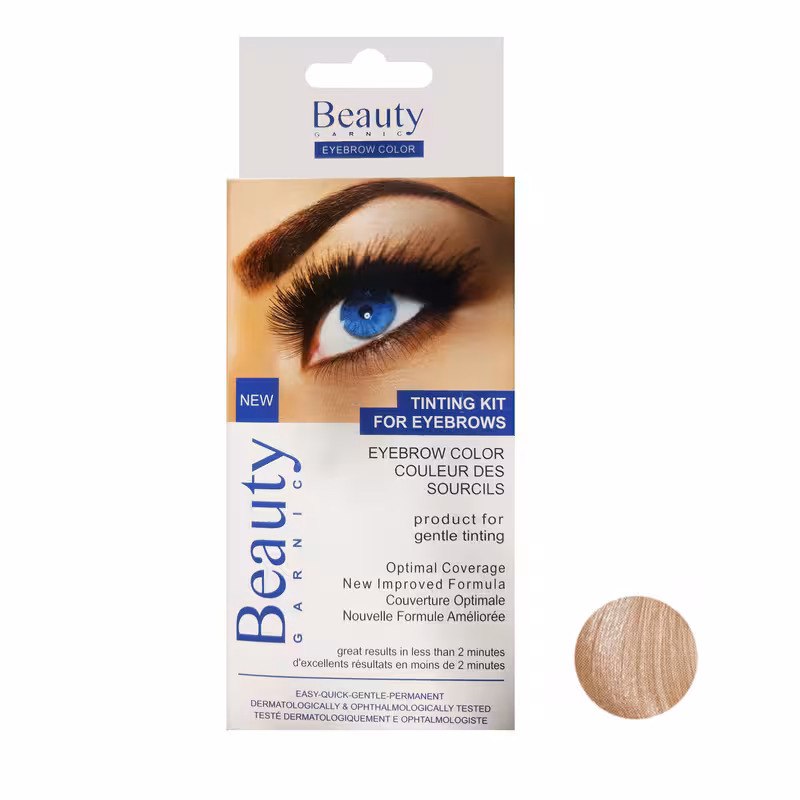 کیت رنگ ابرو بیوتی شماره bsa8 حجم 20 میلی لیتر رنگ شنی خیلی روشن