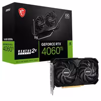 کارت گرافیک ام اس آی مدل Ventus 2X Black GeForce RTX 4060 Ti با ظرفیت 16 گیگابایت GDDR6