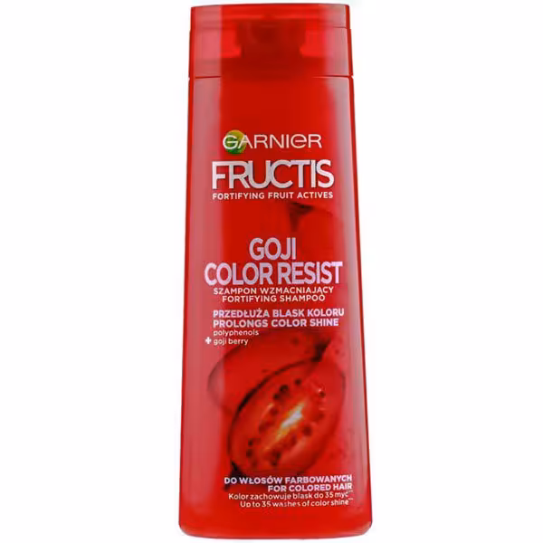 شامپو گارنیر مدل GOJI Color Resist مخصوص موهای رنگ شده حجم 400میل گارنیه