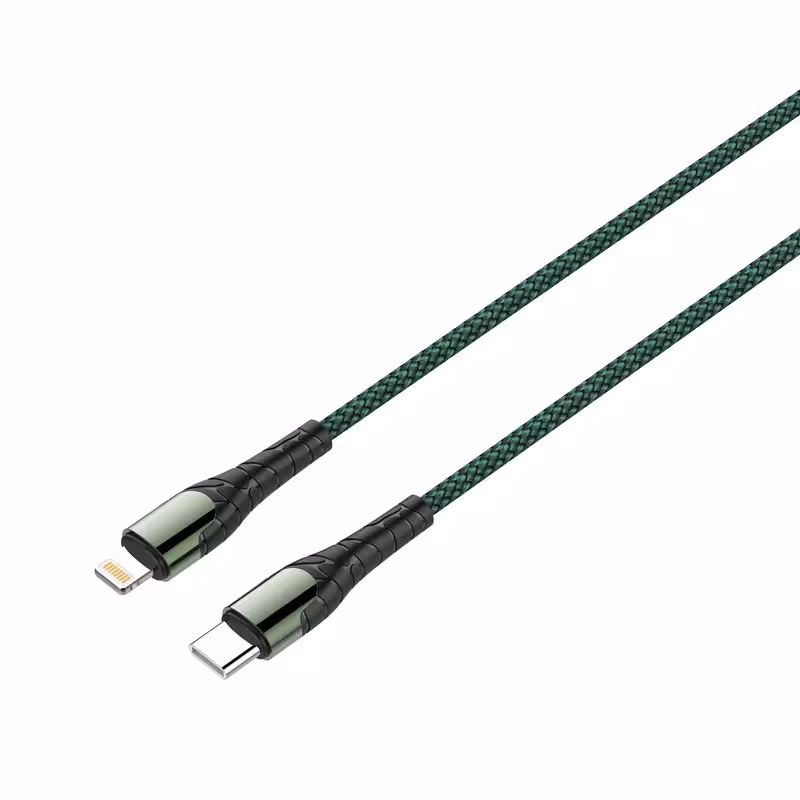 کابل تبدیل USB-C به لایتنینگ الدینیو مدل LC111 PD30W طول 1 متر