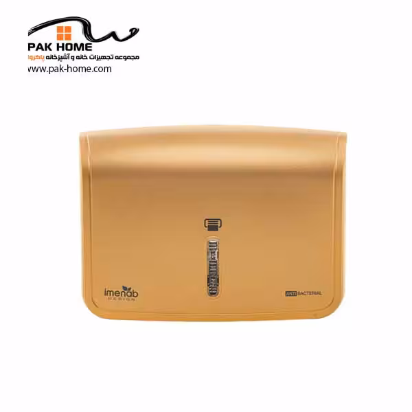 جا دستمال کاغذی ایمن آب مدل ورونا (طلایی مات)