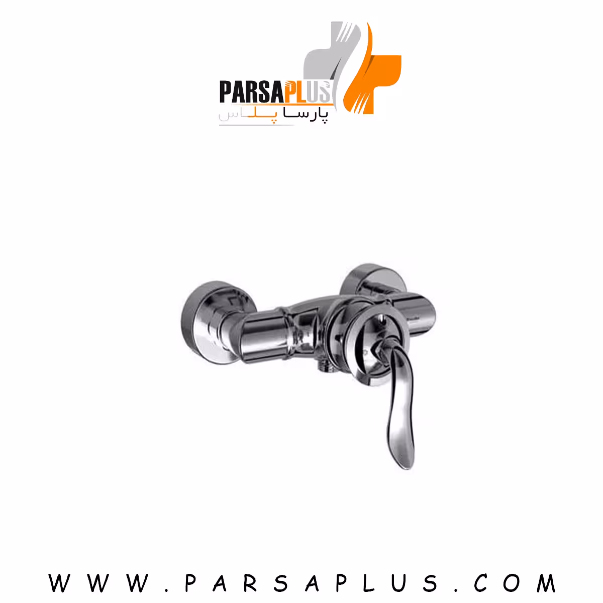 شیر توالت شودر مدل لوکا کروم