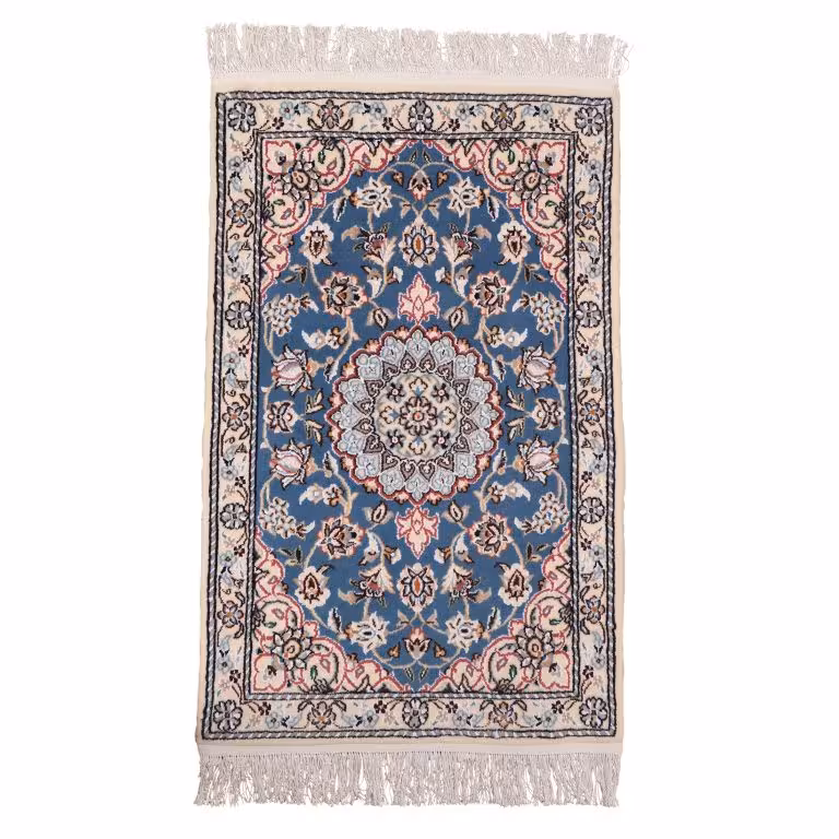 فرش نایین دستبافت نیم متری