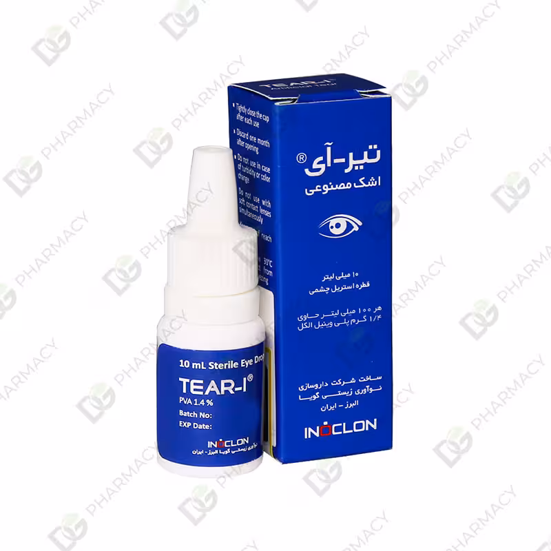 قطره استریل چشمی اشک مصنوعی تیر آی دیجی فارماسی
