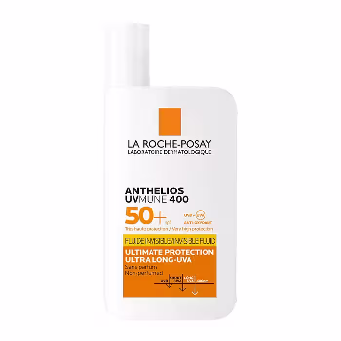 ضد آفتاب بی رنگ پوست حساس لاروش پوزای La roche posay حجم 50ml