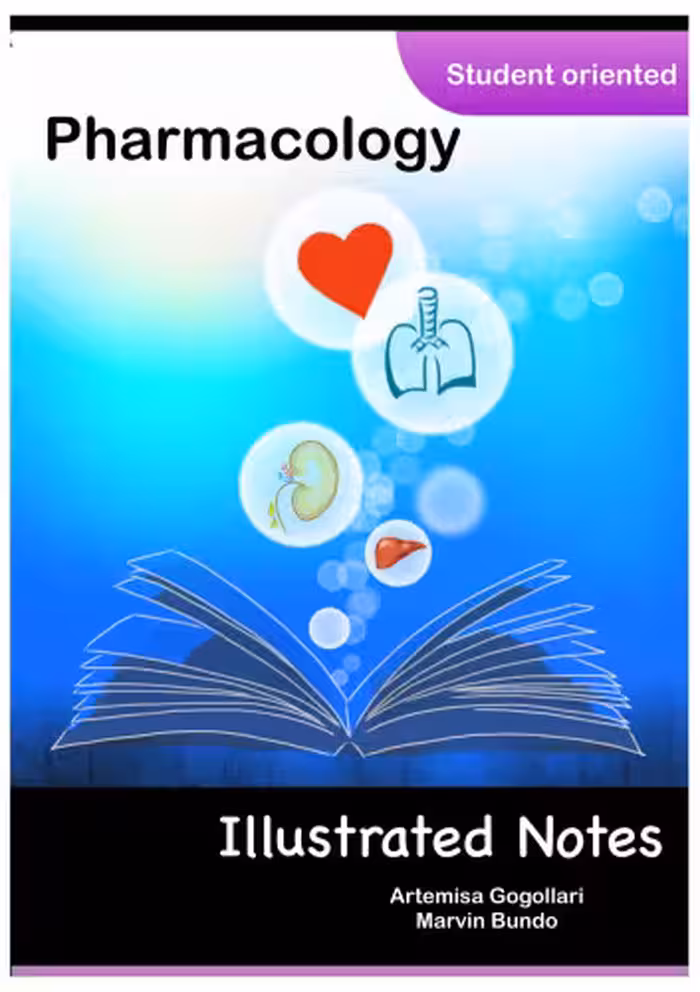 خرید و دانلود نسخه کامل کتاب Pharmacology Illustrated Notes