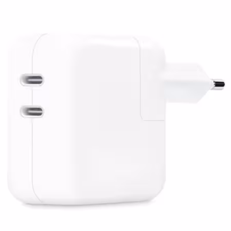 شارژر 35 وات اپل مدل Dual USB-C Port