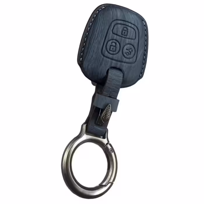 کاور ریموت و سوییچ خودرو چیکال مدل چرم چوب کد P-906 مناسب برای دنا