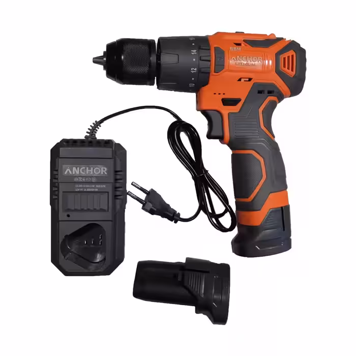 پیچ گوشتی شارژی چکشی آنکور مدل DCE12