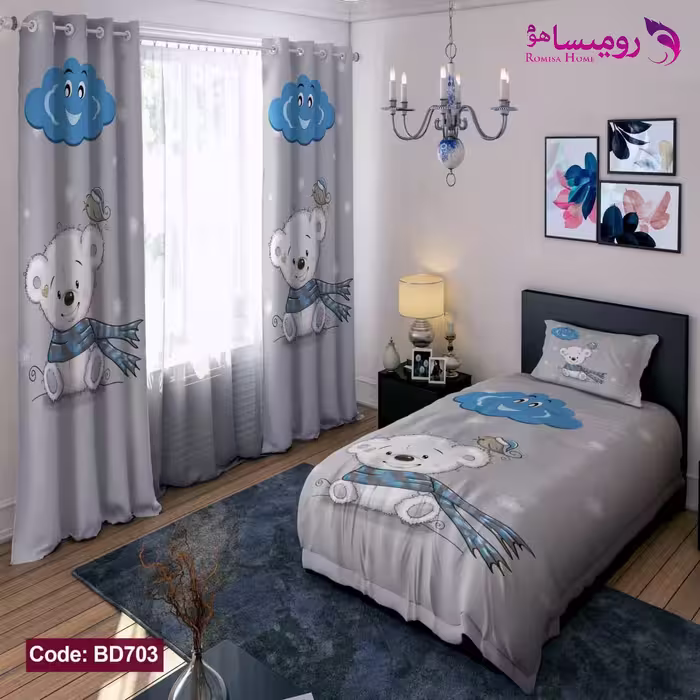 قیمت و خرید روتختی طرح زمستان یک نفره برند دکو کد BD703
