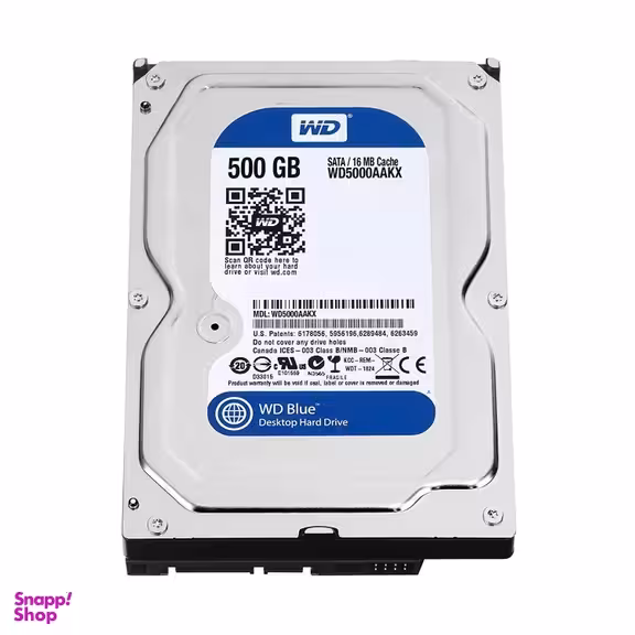 هارد دیسک اینترنال وسترن دیجیتال مدل WD BLUE WD5000AAKX ظرفیت 500 گیگابایت