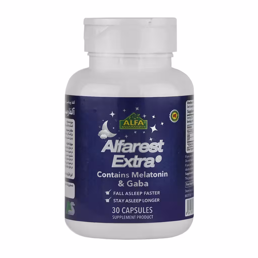 کپسول آلفارست اکسترا آلفا ویتامینز 30عدد | Alfa Vitamins Alfarest Extra