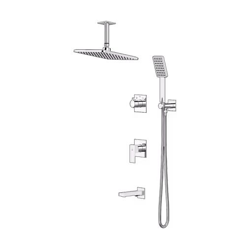 شیر دوش سقفی توکار کاویان مدل نوژا