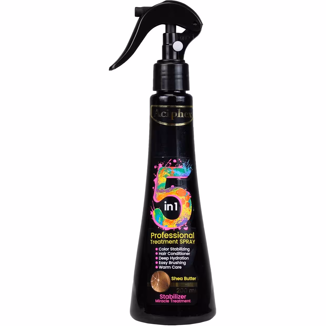 اسپری مو دوفاز اسیفکس (مشکی) مدل stabilizer حجم 200 میل
