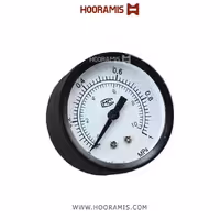 گیج فشار 10 بار واحد مراقبت پنوماتیک با سایز دنده 1/2 اینچ و صفحه 5 سانتیمتری برند MC چین