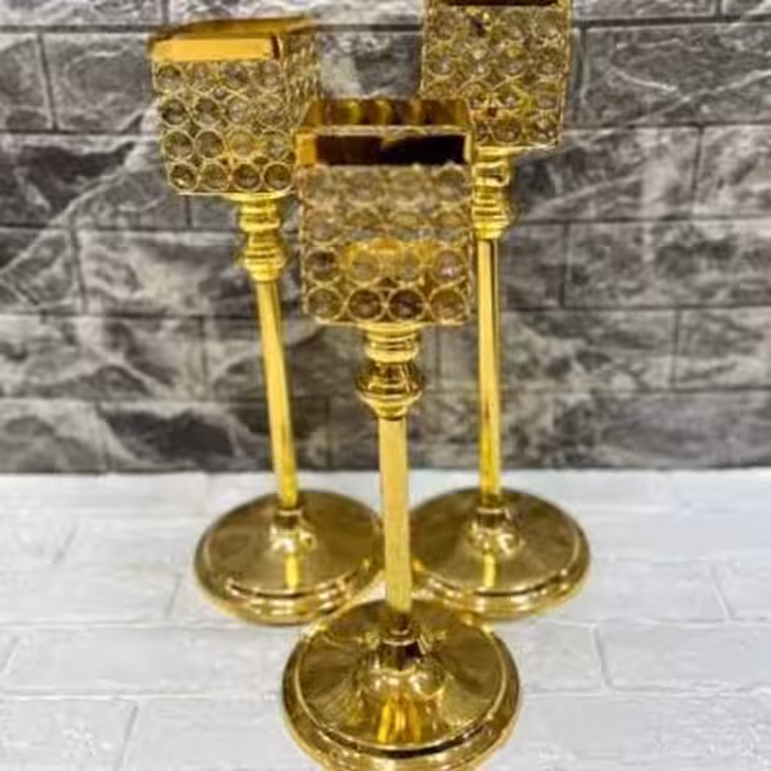 جاشمعی 3 سایز مربع نگینی