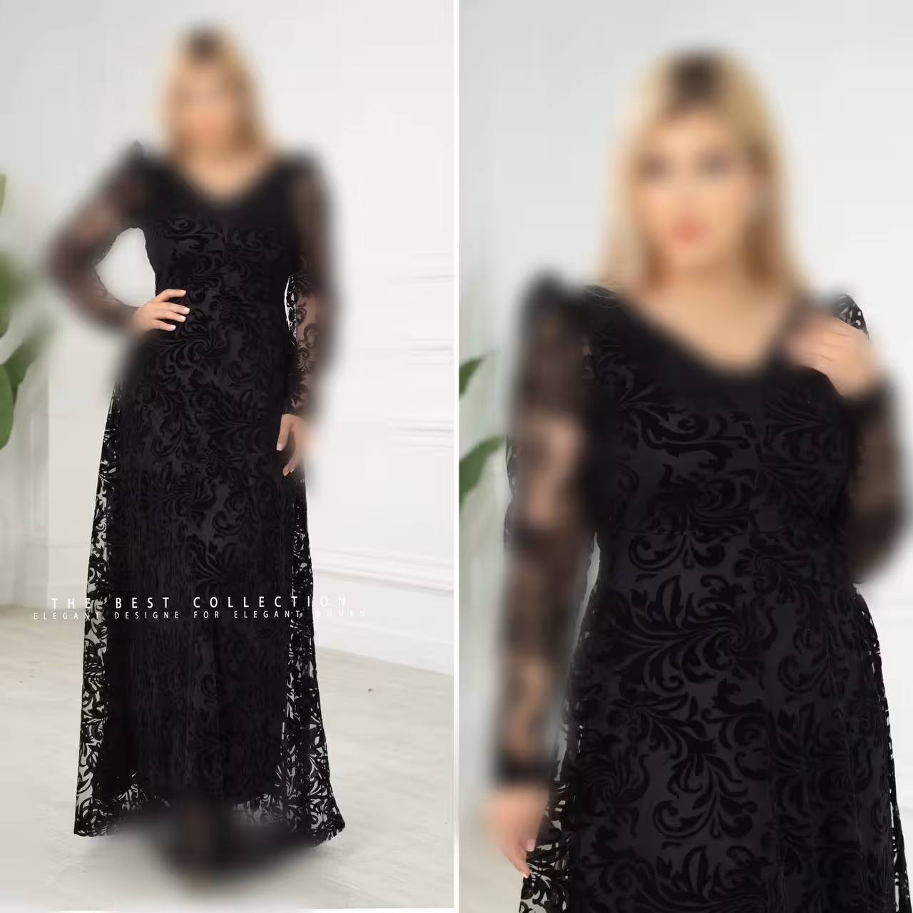 پیراهن و لباس مجلسی زنانه ماکسی بسیار زیبا و لاکچری