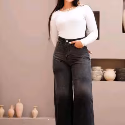 شلوار جین واید