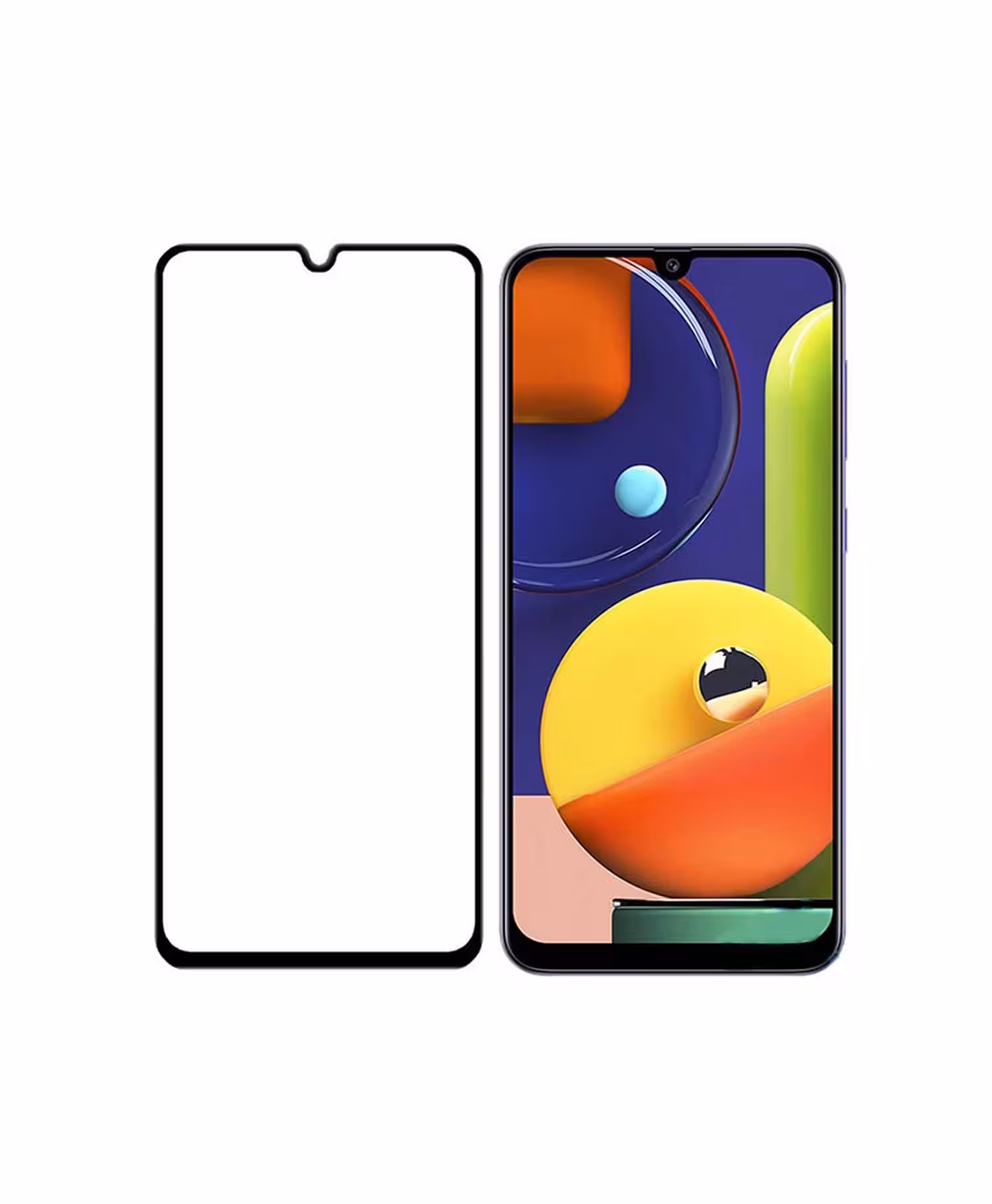 محافظ تمام صفحه نمایش شیشه ای سامسونگ A50s