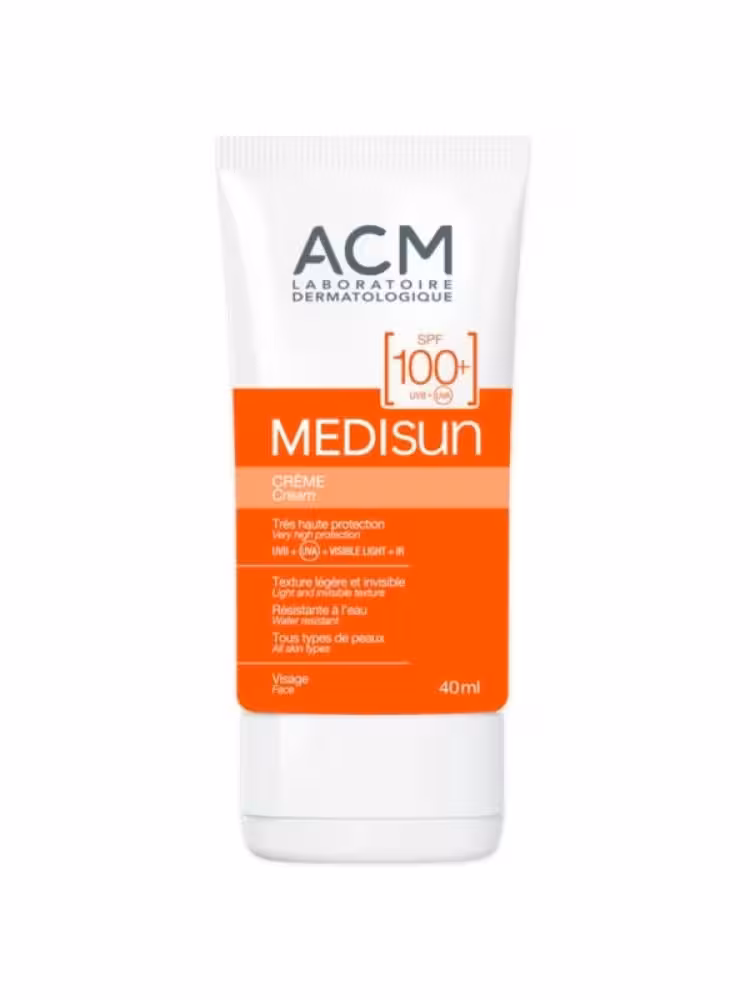 کرم ضد آفتاب صورت ACM Medisun SPF100 (40 میلی‌لیتر) Acm Medisun Sunscreen Face Cream SPF100 (40ml)