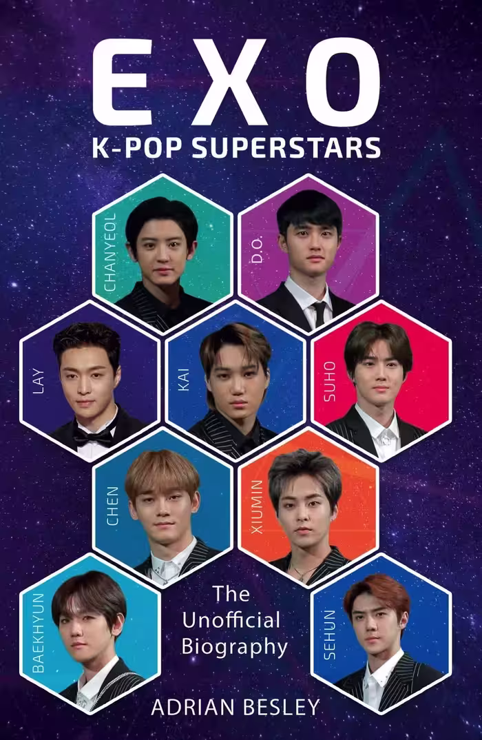 اکسو کی پاپ سوپراستارز | کتاب کره ای EXO K-Pop Superstars