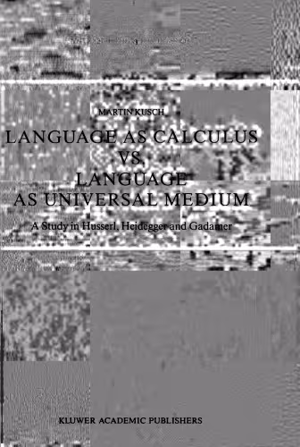 خرید و دانلود نسخه کامل کتاب Language as Calculus vs. Language as Universal Medium: A Study in Husserl, Heidegger and Gadamer